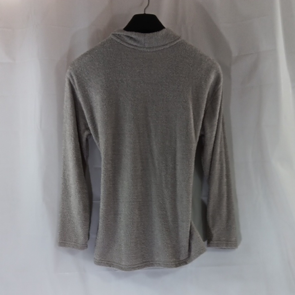 Muk Luks Cardigan Women's Size Medium Soft Taupe Wrap Front Closure - Picture 5 of 9